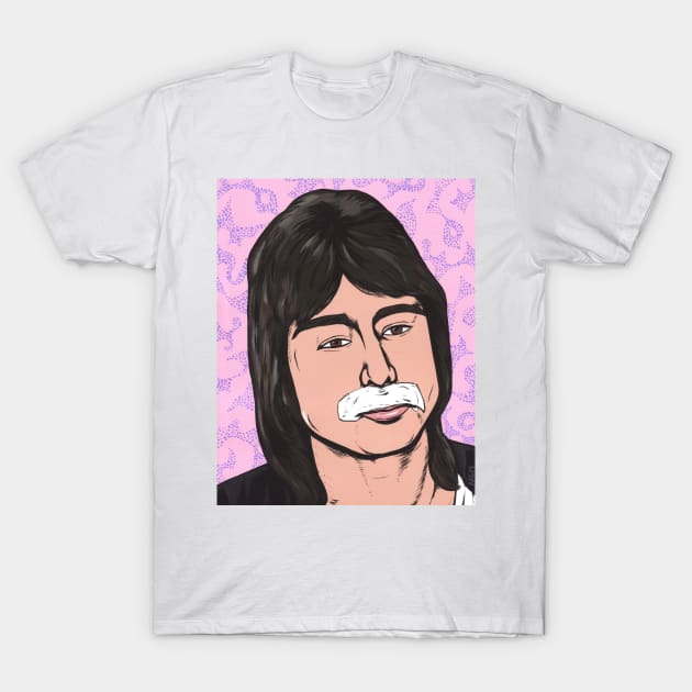 Faithfully Steve Perry Mustache T-Shirt by turddemon